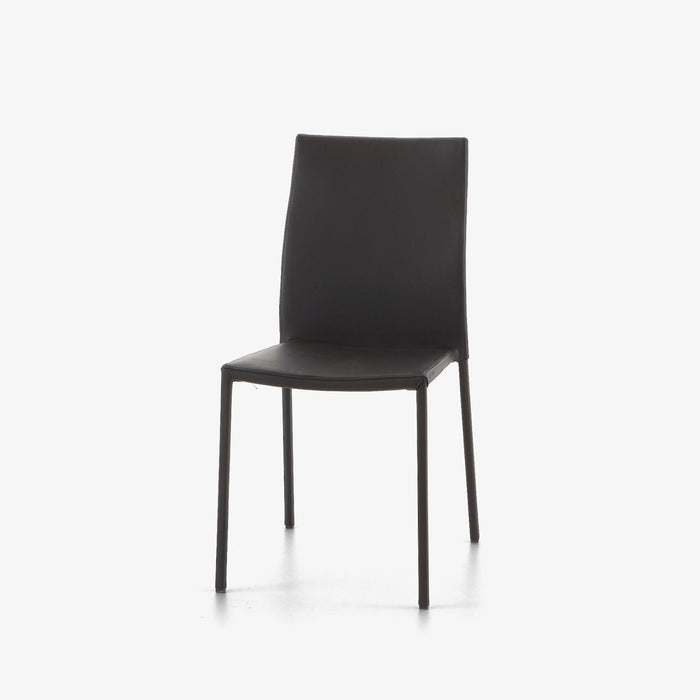 Ligne Roset Slim Chair Chair Black Leather - MyConcept Hong Kong