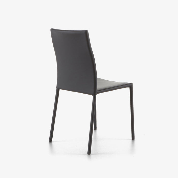 Ligne Roset Slim Chair Chair Black Leather - MyConcept Hong Kong