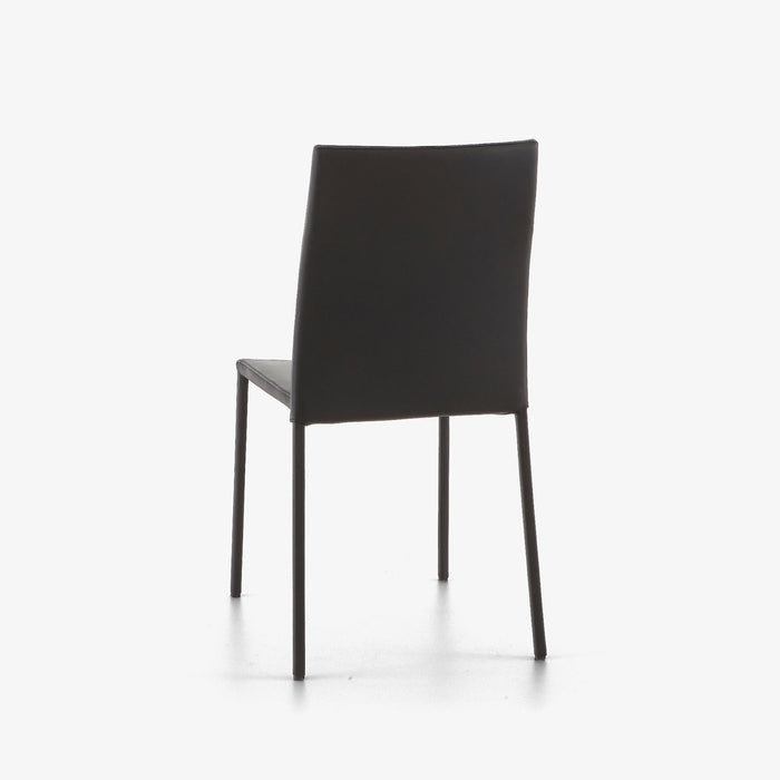 Ligne Roset Slim Chair Chair Black Leather - MyConcept Hong Kong