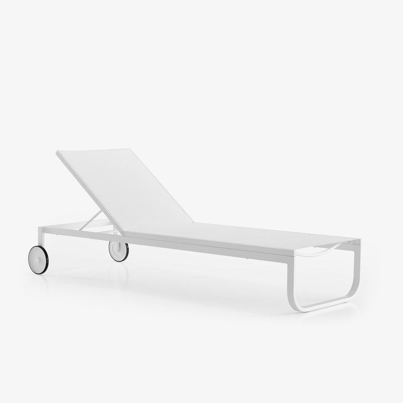 Ligne Roset Lettino Sun Lounger White Fabric - MyConcept Hong Kong