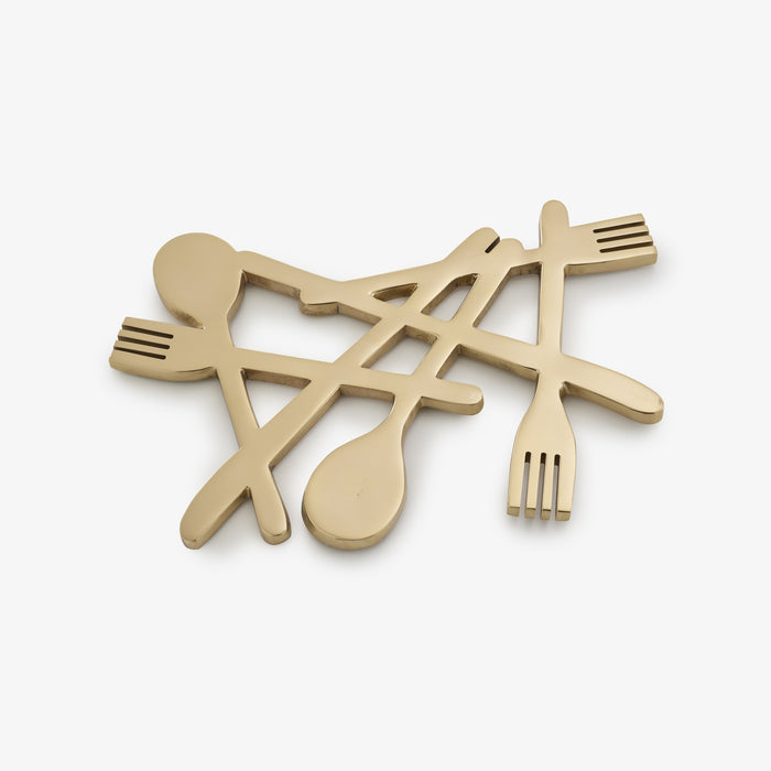 Ligne Roset Evlan Plate Stand Brass - MyConcept Hong Kong