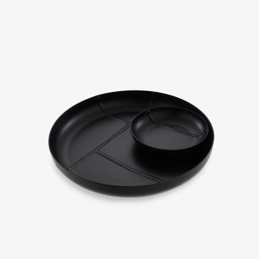 Ligne Roset Soudure Set Of 2 Dishes Black Lacquer Aluminium - MyConcept Hong Kong