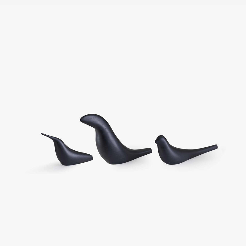 Ligne Roset Pájaros Set Of 3 Decorative Birds Black - MyConcept Hong Kong