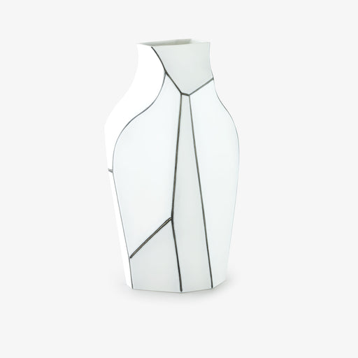 Ligne Roset Polygon Vase White / Black - MyConcept Hong Kong