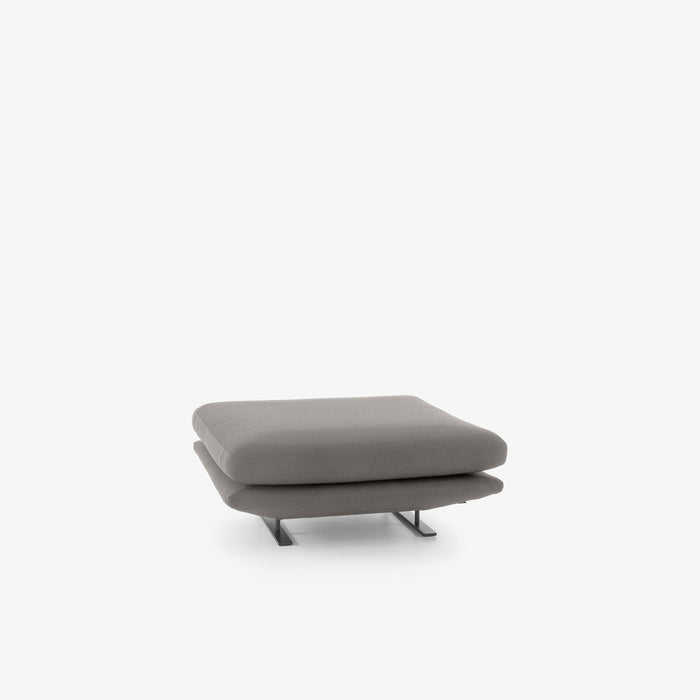 Ligne Roset Prado Small Square Footstool Depth 100 Upholstery - MyConcept Hong Kong