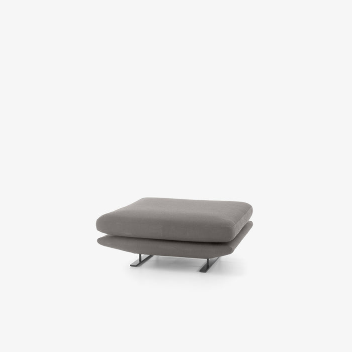 Ligne Roset Prado Small Square Footstool Depth 100 Upholstery - MyConcept Hong Kong