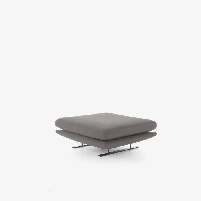 Ligne Roset Prado Small Square Footstool Depth 100 Upholstery - MyConcept Hong Kong