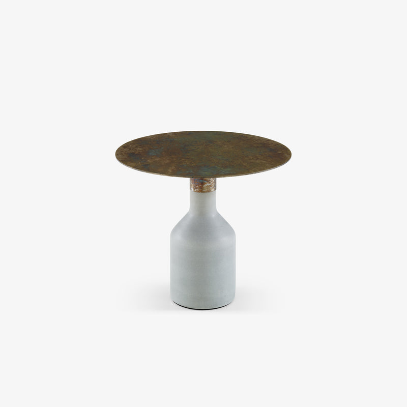 Ligne Roset Oxydation Occasional Table Base In Tuscan Stone - MyConcept Hong Kong