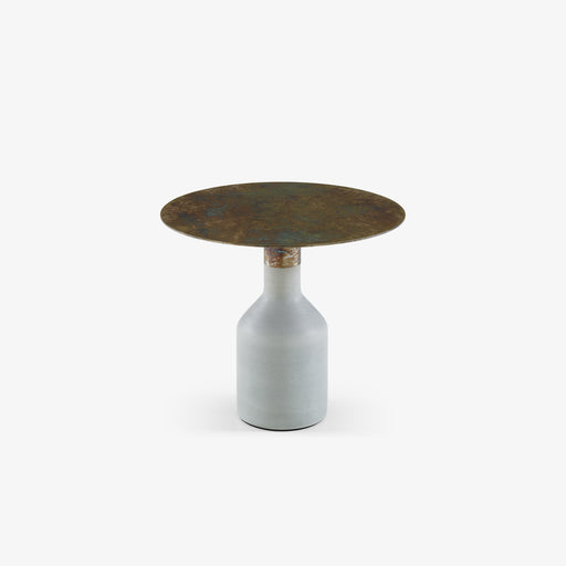 Ligne Roset Oxydation Occasional Table Base In Tuscan Stone - MyConcept Hong Kong
