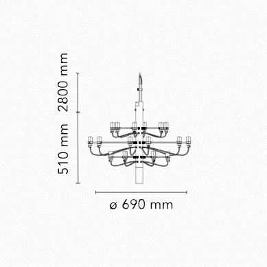 Flos 2097/18 Suspension Lamp - MyConcept Hong Kong