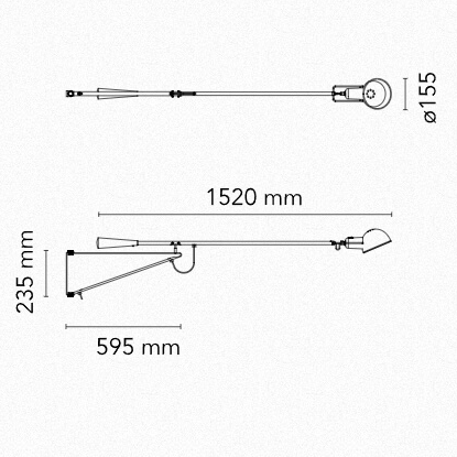 Flos 265 Small Wall Lamp - MyConcept Hong Kong