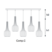 Bossanova Suspension Lamp - Composition - MyConcept Hong Kong