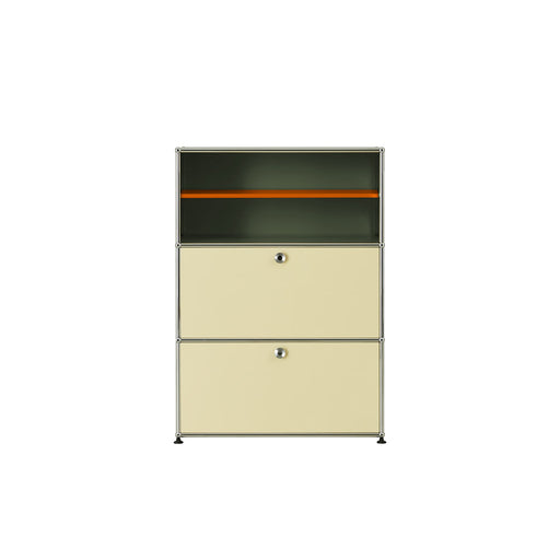 USM Haller Storage 1x3 (Cream/Khaki/Orange) - MyConcept Hong Kong