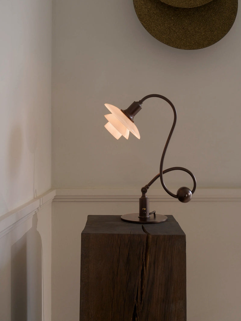 PH 1/1 Piano Table Lamp - shade tilted