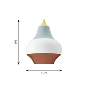 Cirque Pendant Yellow top Ø220