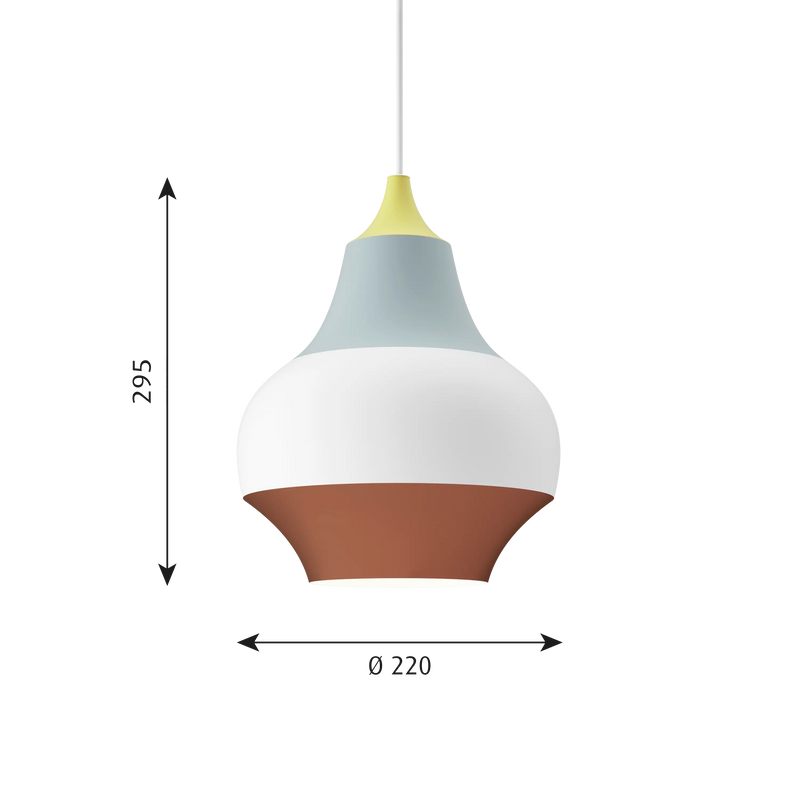 Cirque Pendant Yellow top Ø220