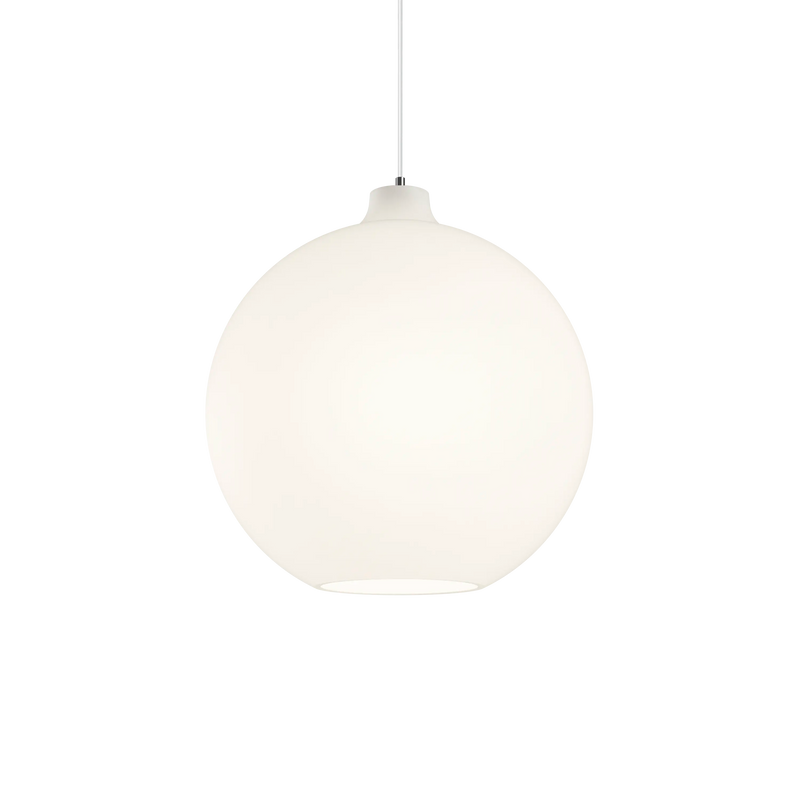 WOHLERT Pendant Lamp – White opal glass Ø350