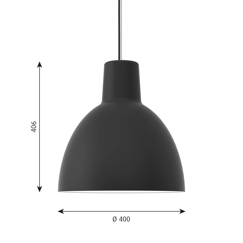 Toldbod 400 Pendant Black