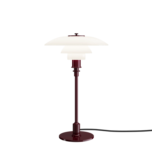 PH 3/2 Table Lamp Glossy Burgundy