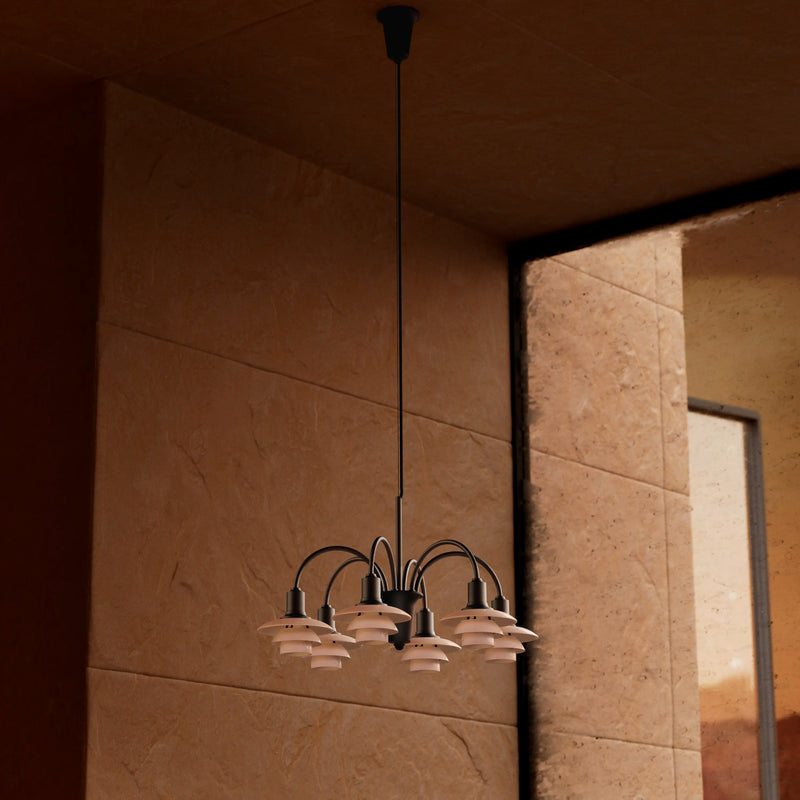 PH 1/1 Chandelier Centenary Edition – Aged brass/dusty terracotta