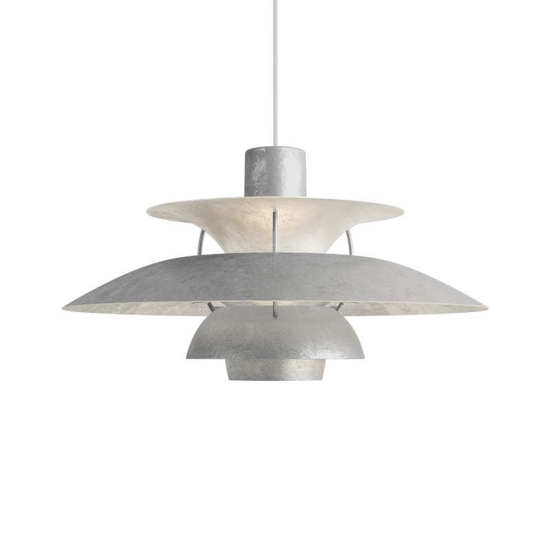 Louis Poulsen PH 5 Retake pendant lamp in raw aluminium