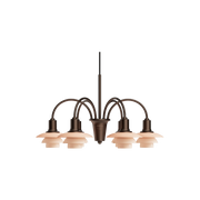 PH 1/1 Chandelier Centenary Edition – Aged brass/dusty terracotta