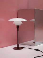PH 3/2 Table Lamp Glossy Burgundy