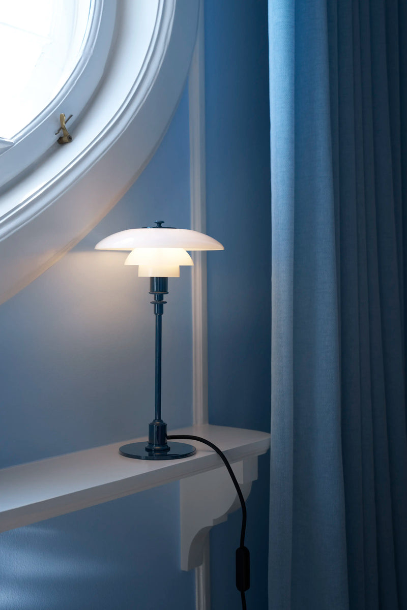 PH 2/1 Table Lamp Glossy Deep Blue