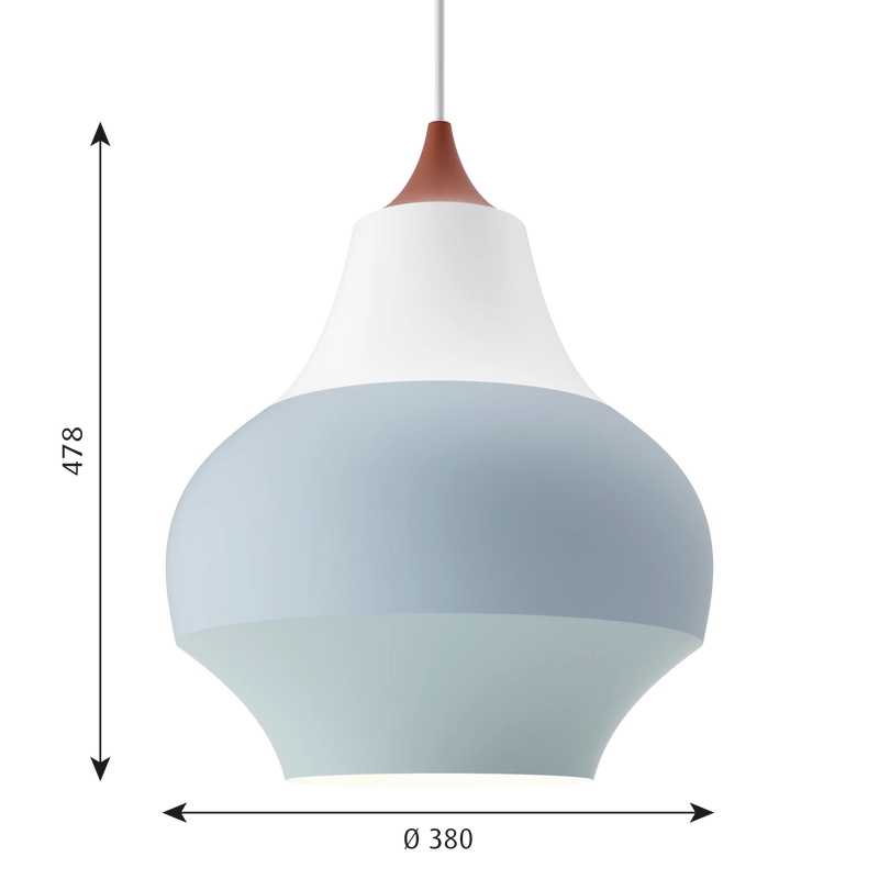 Cirque Pendant Copper top Ø380