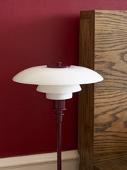 PH 3/2 Table Lamp Glossy Burgundy