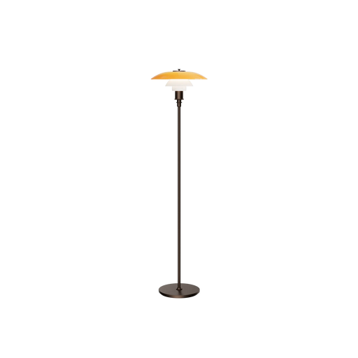 Louis Poulsen PH 3½-2½ Floor Lamp Centenary Edition in aged brass