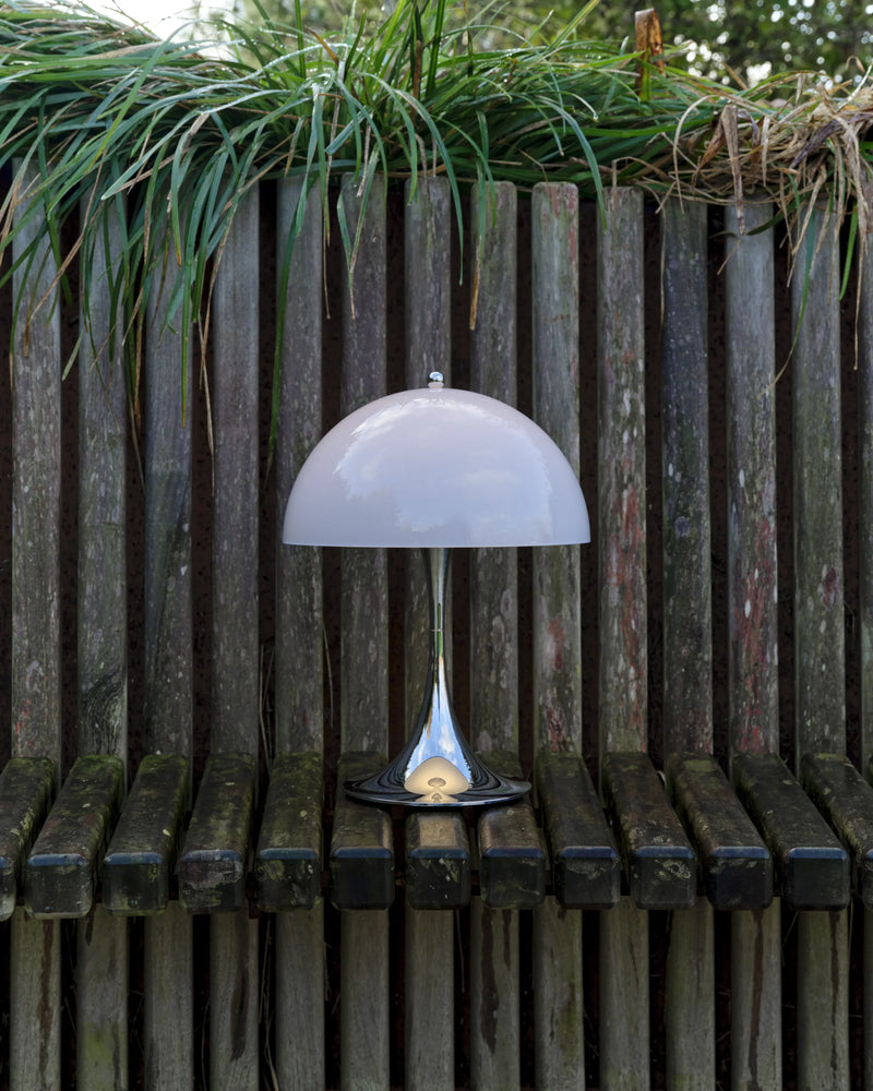Panthella 250 Portable Lamp – Chrome Opal Blue Grey - MyConcept Hong Kong