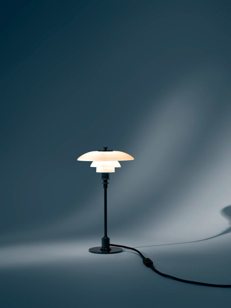 PH 2/1 Table Lamp Glossy Deep Blue