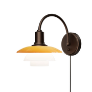 PH 2/2 Wall Lamp Centenary Edition – Amber/opal white