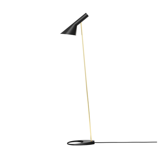 AJ Floor Lamp Brass – Brass/black