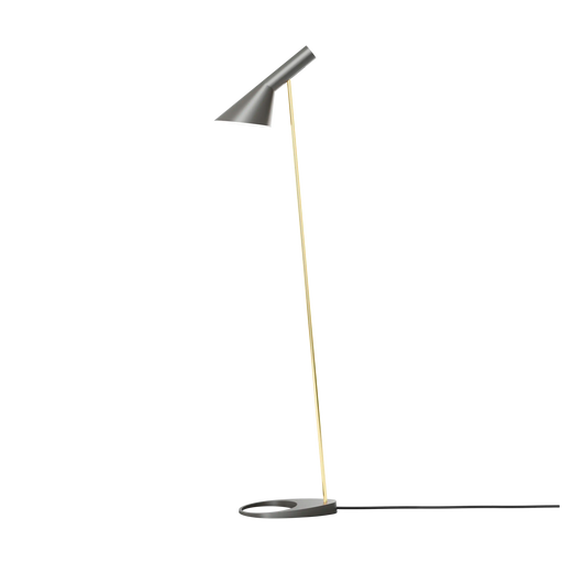 AJ Floor Lamp Brass – Brass/warm grey
