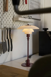 PH 3/2 Table Lamp Glossy Burgundy