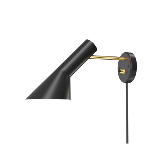 AJ Wall Lamp Brass – Brass/black