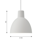 Toldbod 400 Pendant White