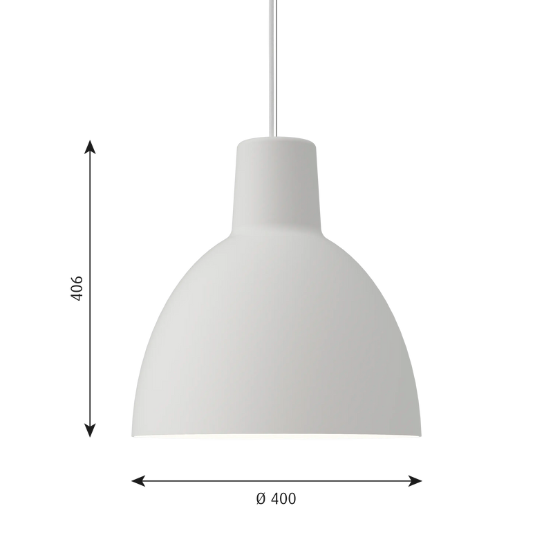 Toldbod 400 Pendant White
