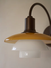 PH 2/2 Wall Lamp Centenary Edition – Amber/opal white