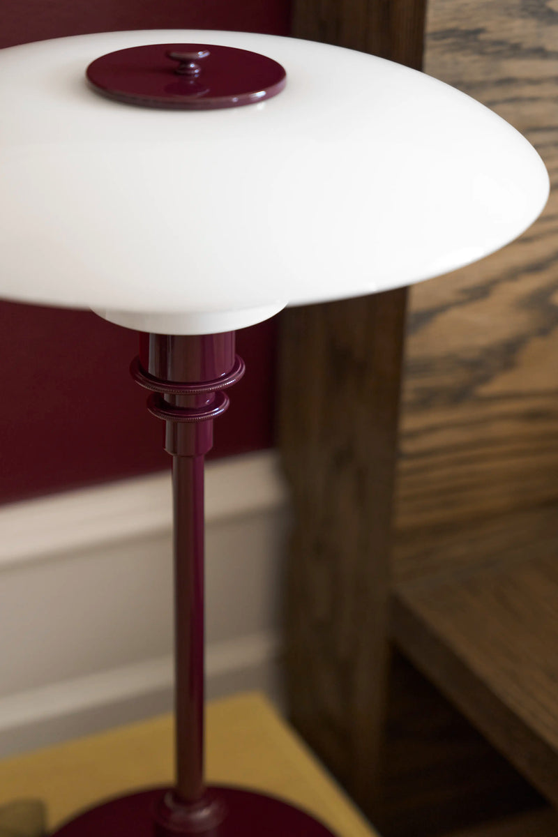 PH 3/2 Table Lamp Glossy Burgundy