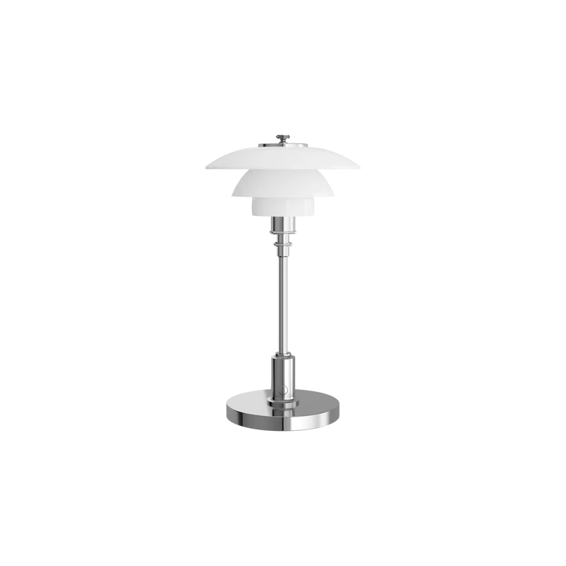 PH 1/1 Portable Lamp – High lustre chrome plated