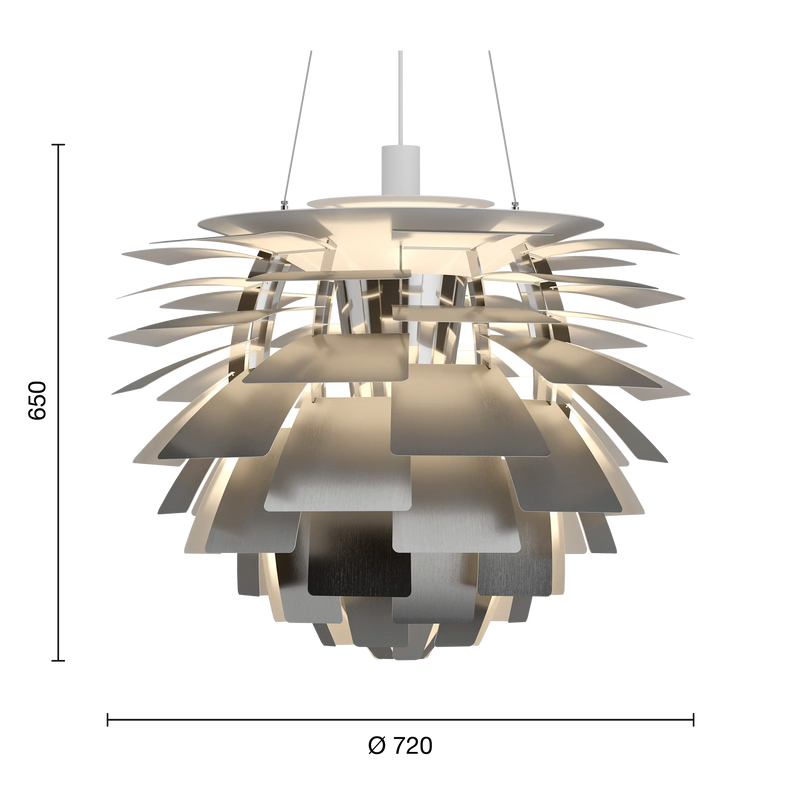 PH Artichoke Ø720 Stainless steel