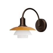 PH 2/2 Wall Lamp Centenary Edition – Amber/opal white