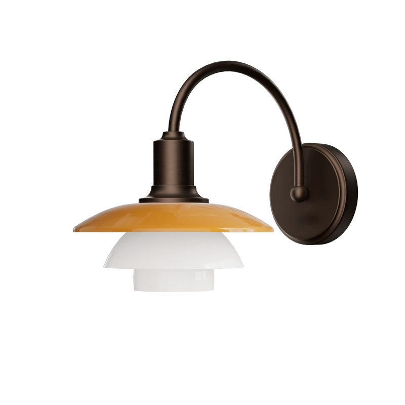 PH 2/2 Wall Lamp Centenary Edition – Amber/opal white