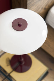 PH 3/2 Table Lamp Glossy Burgundy