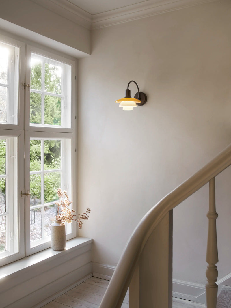 PH 2/2 Wall Lamp Centenary Edition – Amber/opal white