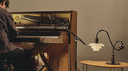 PH 1/1 Piano Table Lamp at the piano