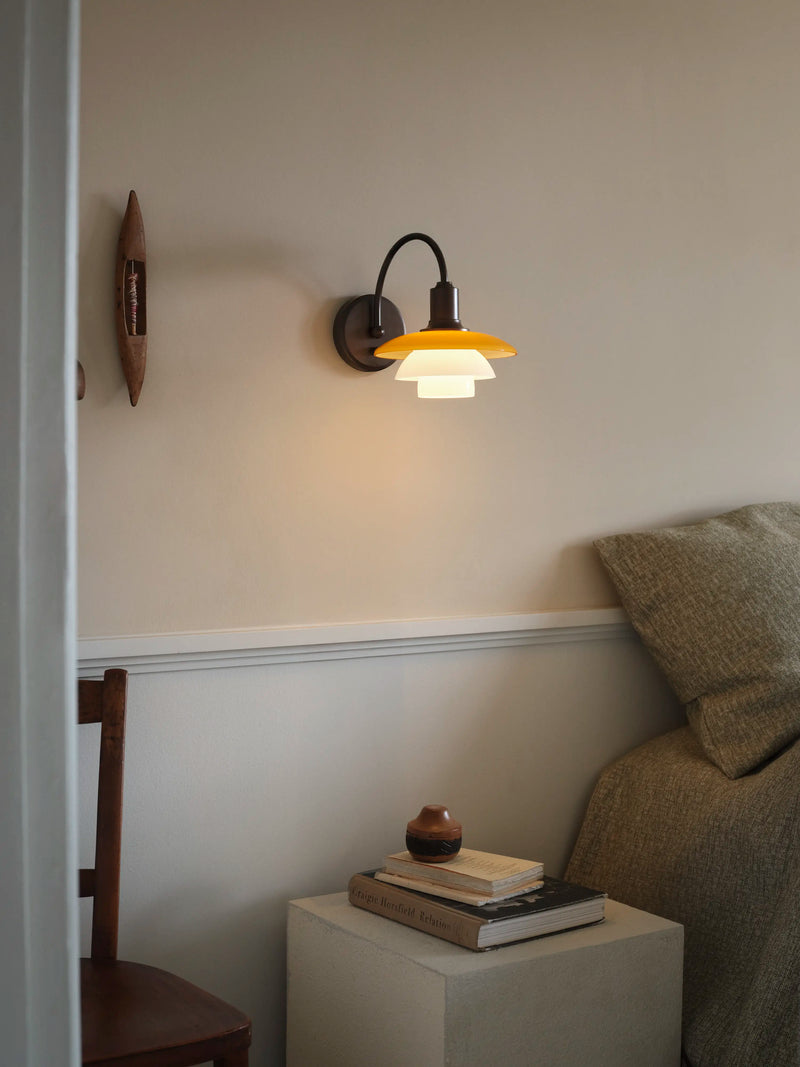 PH 2/2 Wall Lamp Centenary Edition – Amber/opal white